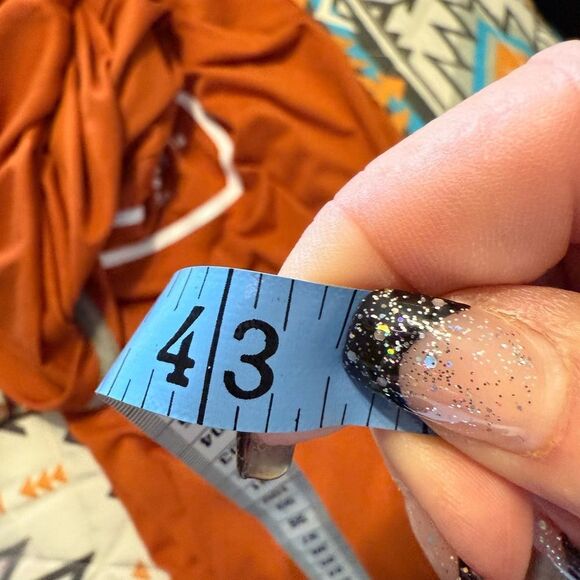 Apt. 9 Black and Blue Patterned Dress - Picture 5 of 6